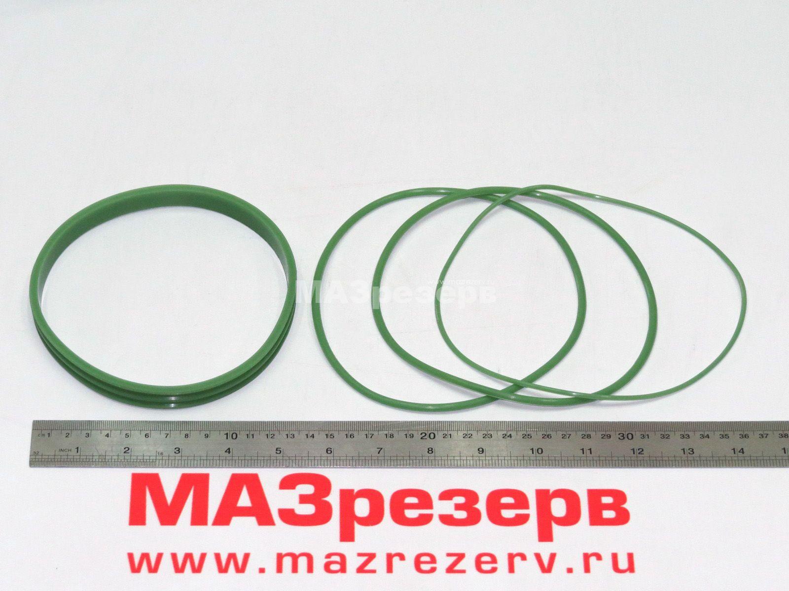 Комплект уплотнительных колец на 1 гильзу ЯМЗ-7511 (силикон) 7511.1002001-02-S