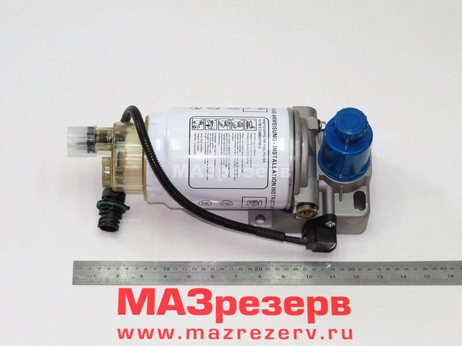 Фильтр топливный ЕВРО-3 в сб. (с подкачкой и подогревом, элемент PL270) 6430-1105012-12