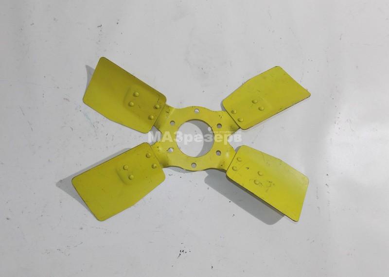 Крыльчатка вентилятора "Зубрёнок" (металл, 4-е лопасти, ОАО "ММЗ") 240-1308040